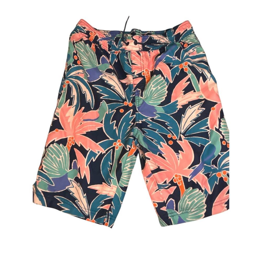 HOLD Tea Collection palm tree bathing suit shorts size 16
